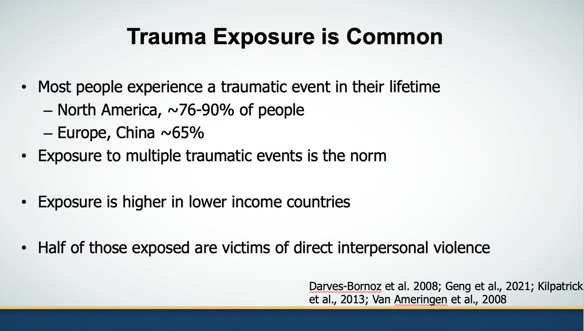 Mental_Elf's tweet image. So let’s start by thinking about some of the basics of trauma. What is trauma? How common is it? In what ways is trauma a risk factor for mental health problems? #LEDC2023