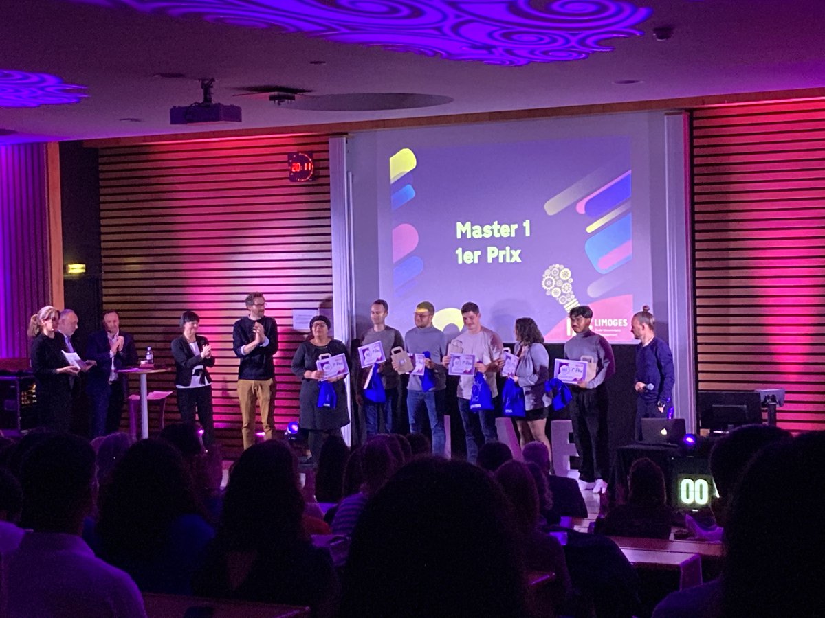EsterTechnopole's tweet photo. [RETOUR EN IMAGES] 🔴 Mardi soir, la #TeamESTER a eu le plaisir d'assister à la grande finale des Ateliers de l'#Innovation de l'@iae_limoges 🚀 💡

Un grand bravo aux étudiants pour la qualité de leurs projets &amp; de leurs pitchs 👏 👏

Mention spéciale aux équipes gagnantes 🥇 https://t.co/ADCIrpaA62