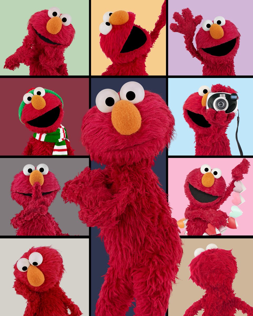 Elmo is in Elmo's Red era! #TheElmosTour