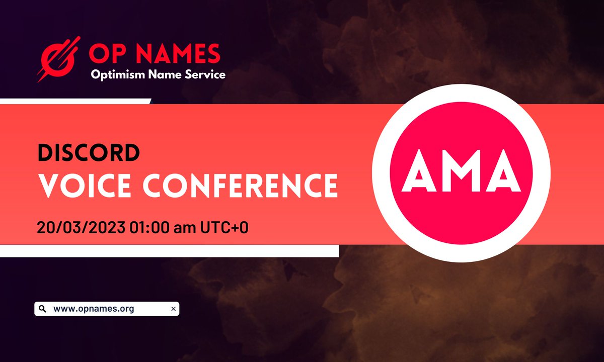 We are thrilled to announce that we will Host an AMA in our Discord.

Get ready for your question to ask us on AMA.

Start on 03/20/2023 01:00 am UTC+0.
Ending at 03/20/2023 02:09 am UTC+0.

Listen to AMA and ask questions Won and Get a Free Special NFT. (10 Winner )

#ONS