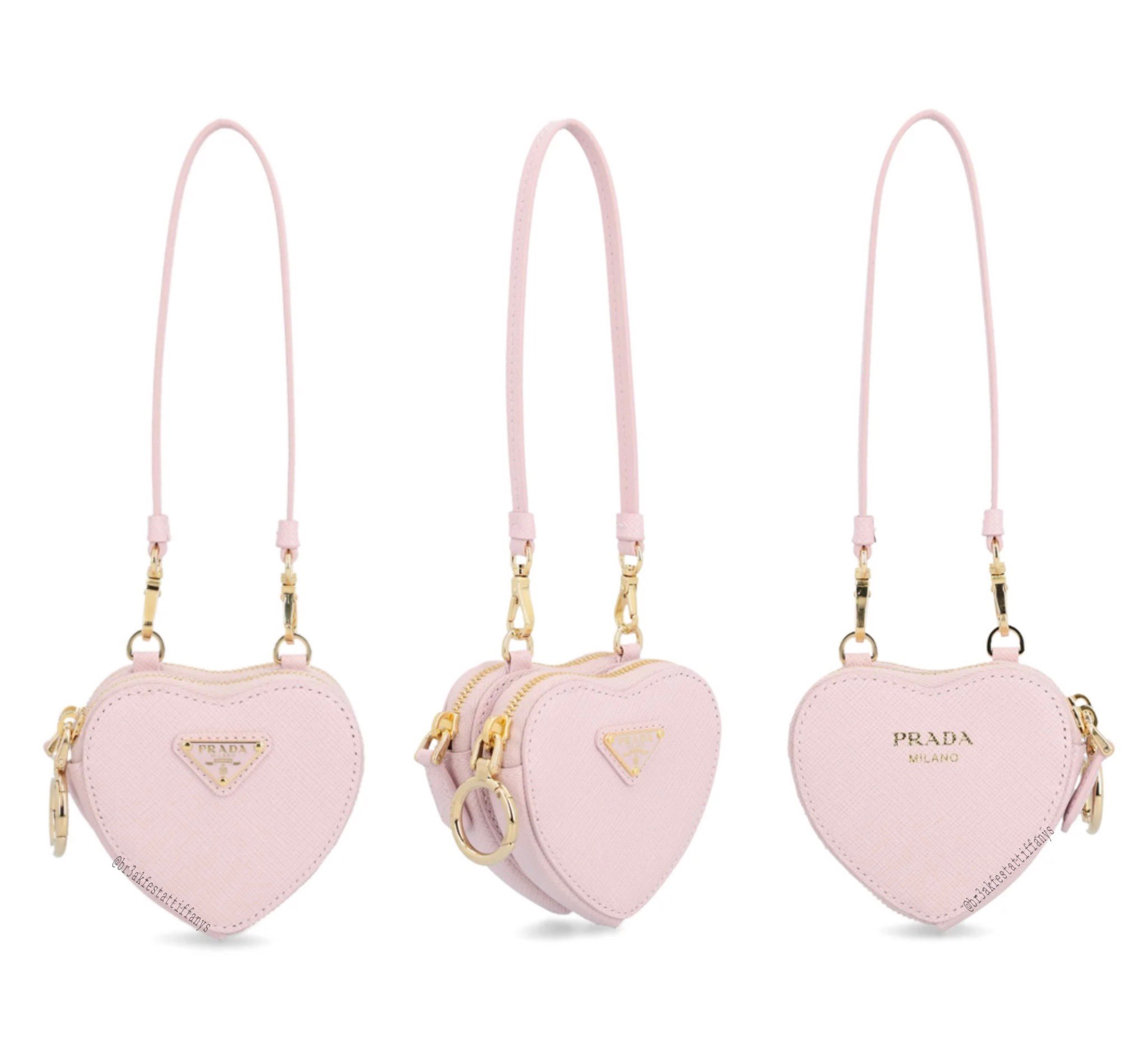 ْ on X: prada heart-shaped coin purse  / X