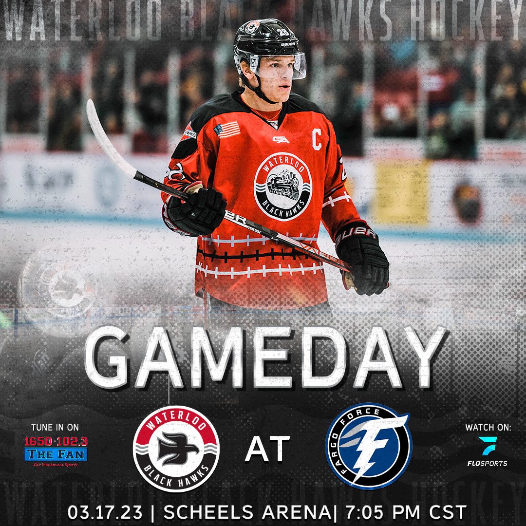 BlckHawksHockey's tweet photo. 🍀GAME DAY🍀

🆚: Fargo
📍: Scheels Arena
⏰: 7:05 pm
📻: @1650KCNZ 
📺: @FloHockey 
🎉: Watch Party @BWWings 
#HappyStPatricksDay https://t.co/DFWyeRU4Nj