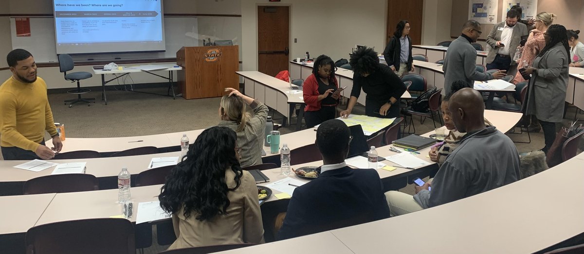 CarolineOShaw's tweet photo. What a great conversation about supercharging Youth Development and Entrepreneurship and Wealth Creation in North Tulsa. As part of the #InvestNorth planning process, in partnership with @ImpactTulsa, it was a great morning of ideation and insight. https://t.co/bOQzrv8MCl