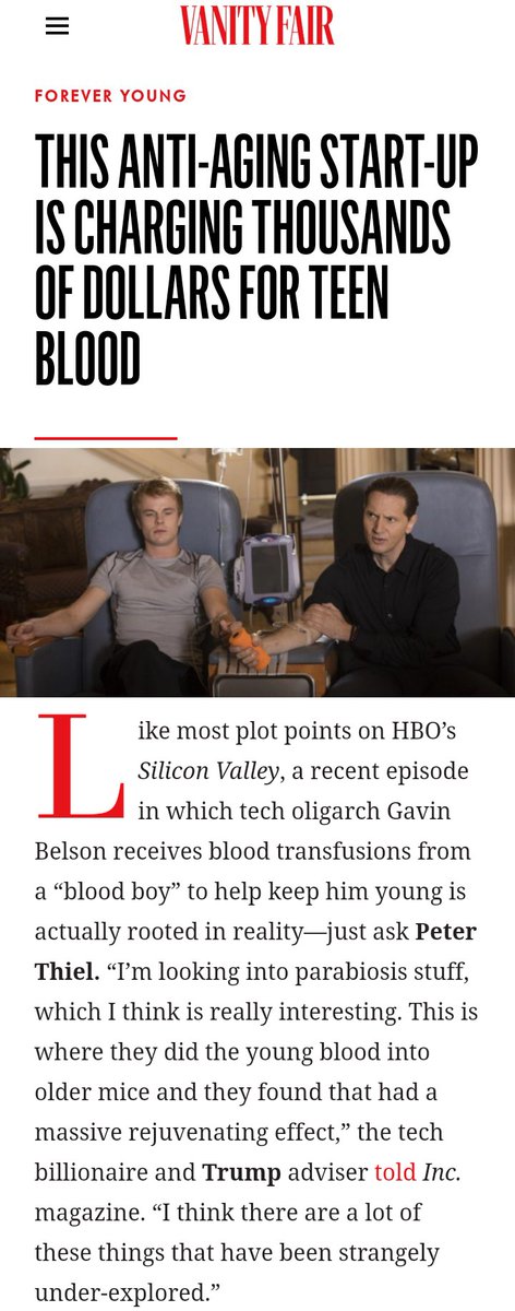 JozDire's tweet photo. @artisbrutal2021 #PeterThiel “spends $40,000/quarter to get an infusion of blood from an 18 yo based on Stanford's research [...]”
#Ambrosia

📝Palantir's running Blackrock's AI Aladdin on its data centers, probably The Beast of the event in a banker perspective

https://t.co/23gwp7RsiO https://t.co/KE06z5dGlw