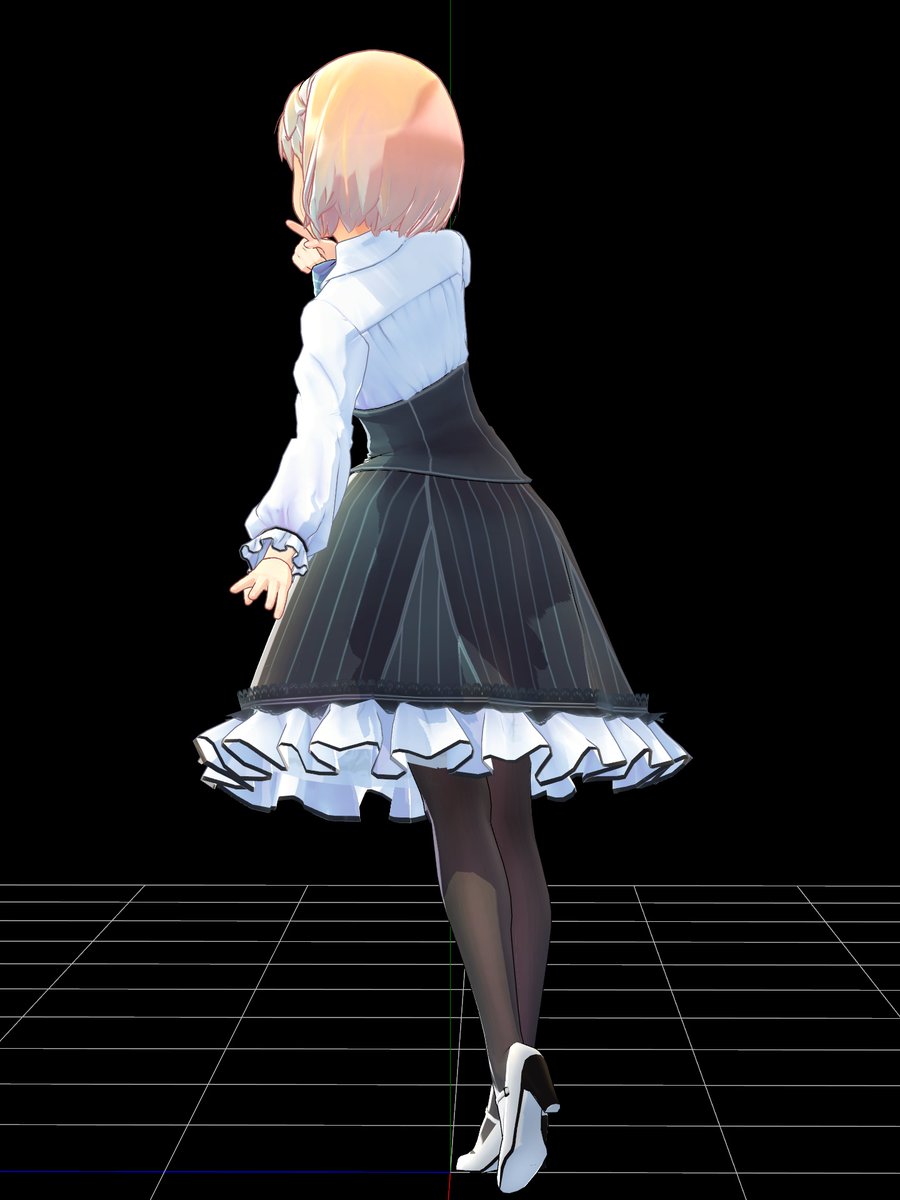 kanna3939's tweet photo. #MMDtips
ポージングで正面から作る事が多いかと思いますが、ある程度形にした後で必ず横からの視点でも確認してみましょう。
成立しているようで成立してないポージングは、不思議な事にどこかしら見る側に違和感を与えてしまいます。 https://t.co/qQCq0XMf7Y