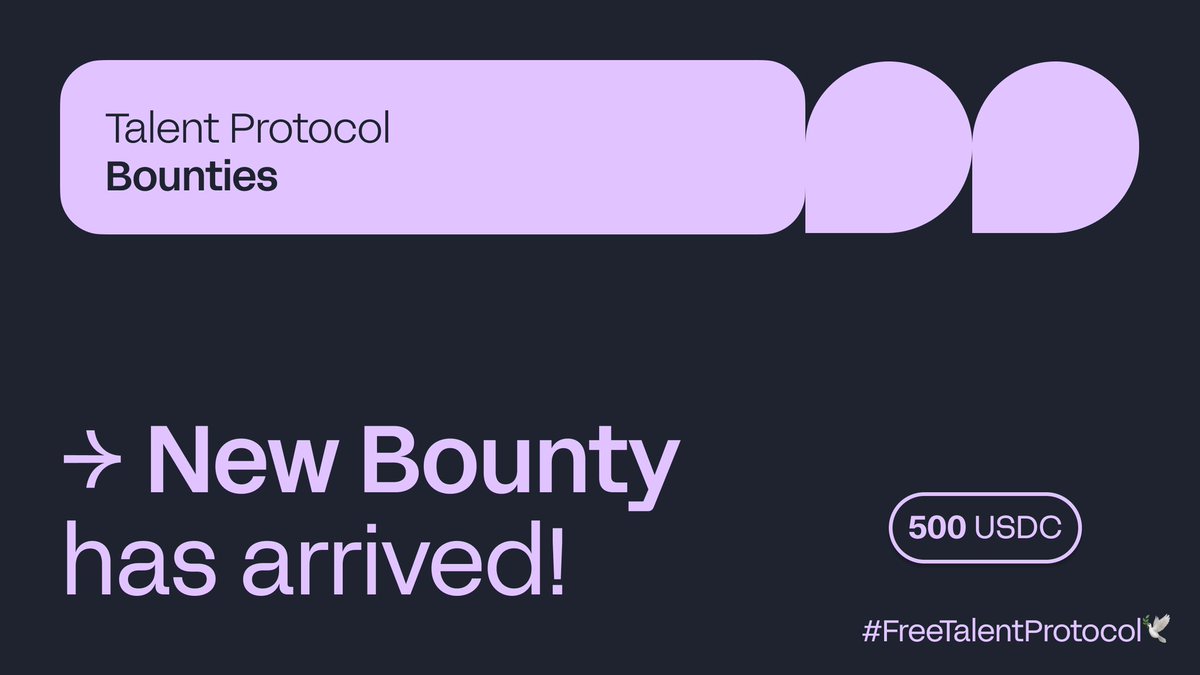 Talent_Protocol's tweet image. 💰NEW BOUNTY💰

💡+30 days since @TalentProtocol account was banned and no response from Support.

🎯If you know a way to connect us with Twitter intern or someone who can help us to unlock our account, please apply here: talentprotocol.typeform.com/bounties-apply

🎁Reward: $500 $USDC + 5000 $TAL