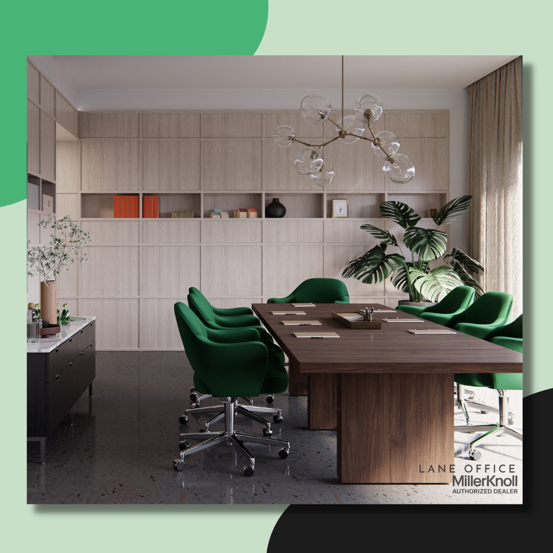 laneoffice's tweet photo. We love spaces that make others GREEN with envy…Happy St. Patrick’s Day from Lane Office! 🍀#laneoffice #laneofficefurniture #millerknoll #millerknollauthorizeddealer https://t.co/GgpPKjiKmH