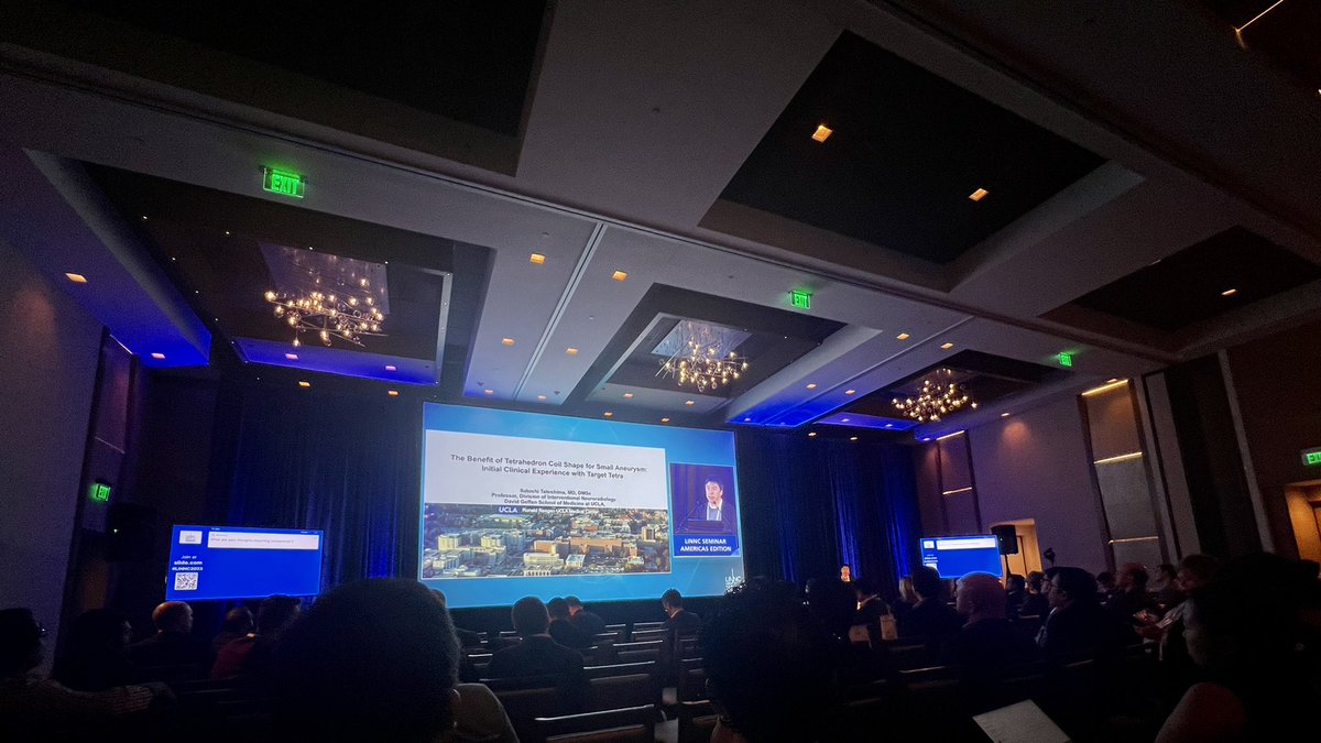 Jessica Campos, MD (@drjessicacampos) on Twitter photo #LINNCAmericas Dr. Satoshi Tateshima shared his first experiences w the Target Tetra coils, highlighting its tetrahedral shape & anchoring in small aneurysms. <a href="/STateshimaMD/">Satoshi Tateshima, MD, DMSc</a> <a href="/Stryker_NV/">StrykerNeurovascular</a> #LINNCAmericas Dr. Satoshi Tateshima shared his first experiences w the Target Tetra coils, highlighting its tetrahedral shape & anchoring in small aneurysms. <a href="/STateshimaMD/">Satoshi Tateshima, MD, DMSc</a> <a href="/Stryker_NV/">StrykerNeurovascular</a>