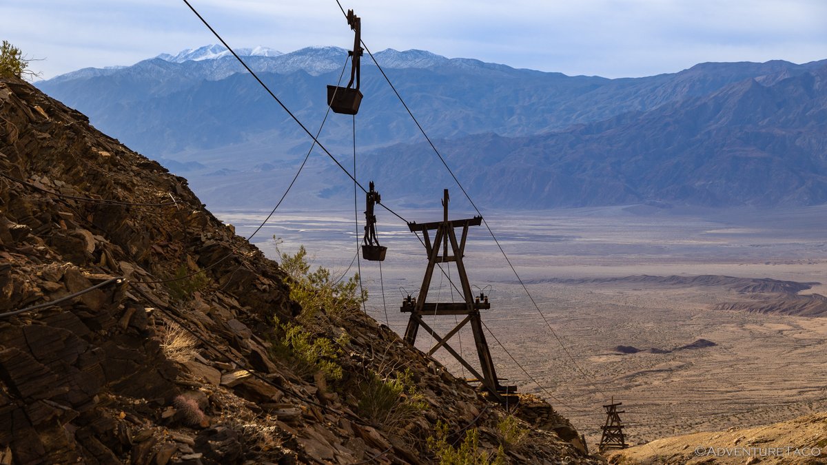 GoAdventureTaco's tweet photo. We're off again, this time to explore a bunch of places we've "left behind" on previous trips to Death Valley, along West Side Road and the Eastern Panamints. First though, a trailless trek high into the Funeral Mountains, to the ⚒ Keane Wonder Mine.⛏️

https://t.co/ZzYxX44Z11 https://t.co/yE4kbXZxrh