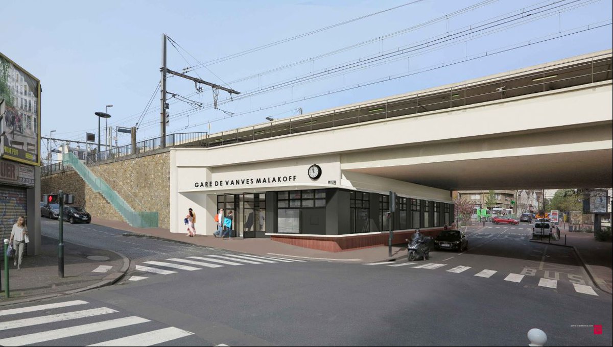 IDFmobilites's tweet image. 🚉 La #gare de Vanves-Malakoff entame une #rénovation de ses équipements et de son hall.
💶 Le projet en partie financé par @idfmobilites va :
➡ Améliorer la lisibilité des #accès.
➡ Fluidifier les parcours des #voyageurs.

@ConnectGares