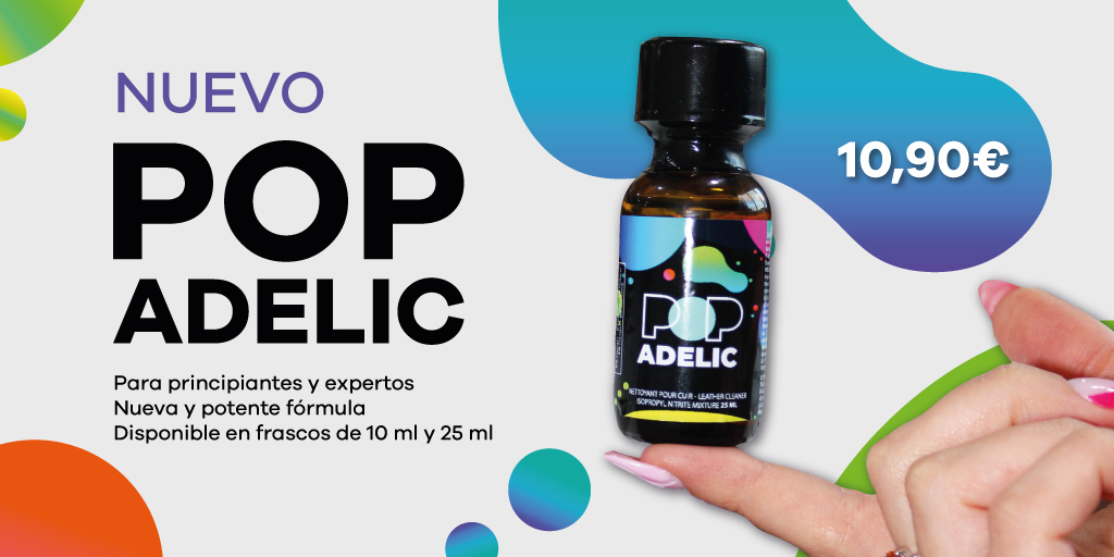 PoppersTienda's tweet photo. ¡PopAdelic ahora disponible en botella de 25ml! Más y mejor 🤩 #poppers #popperbating #originalpoppers https://t.co/Ex3nmR4mlc