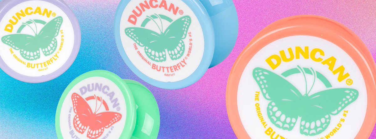 BeyondYoyos's tweet photo. Butterfly Easter Edition. Available today 3/17 7PM EST. https://t.co/tLcR1vSSxW @DuncanToys https://t.co/gpGzoOvinv