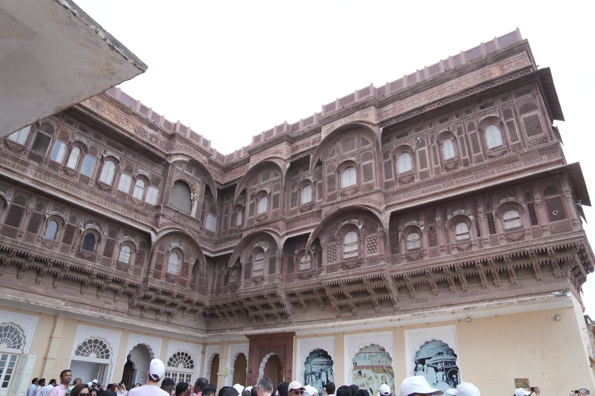 cbip_india's tweet photo. Historical Palace visit  Mehrangarh Fort at Jodhpur during  Best Practices Study Tour and International Workshop on Agri PV Plants, RE Grid Integration and Green Hydrogen from 15 -17 March 2023. @cbip_india  @IGEFSO https://t.co/xVvJLPPtbK