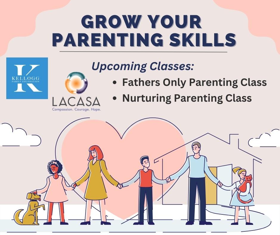 LCSOMI's tweet photo. Parenting Can Be Tough, But It's Better With Support

LACASA has partnered with the Kellogg Family Foundation to offer 2 upcoming parenting classes. Learn more below &amp; register today!

Fathers Only Class: https://t.co/ODQBB2PzyQ
Nurturing Parenting Class: https://t.co/C2LNhFn6ze https://t.co/UyqbwcJMFB