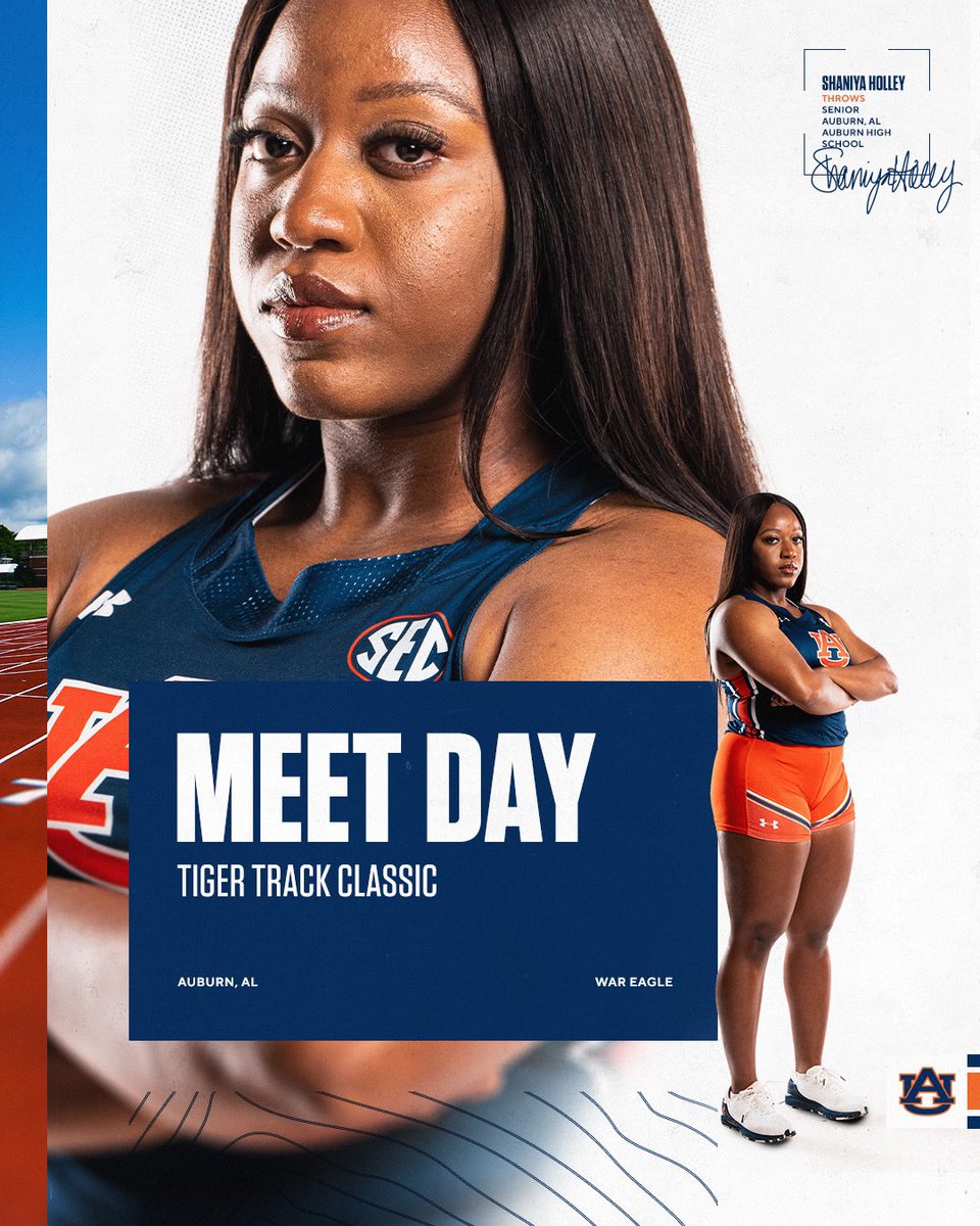 Let the outdoor season begin 🤩

➡️ Tiger Track Classic 
📍 Auburn, AL
⏱️ 2:00 pm CT
📊 auburntige.rs/40cxE8e

#WarEagle