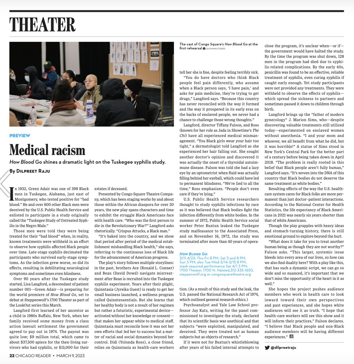 SoniaHendrix's tweet photo. I'm loving @Chicago_Reader's latest issue. Great design and storytelling. Low-key, has me like... woooould I move to Chicago?? (Coming up on ten years in NYC!)
https://t.co/ne44GkjItf 
🖊️🖊️🖊️
@boutaynaaa 
@MikeSula 
@chicagolooks 
#chicago #citylife 
#howbloodgo https://t.co/GK165vQDLX