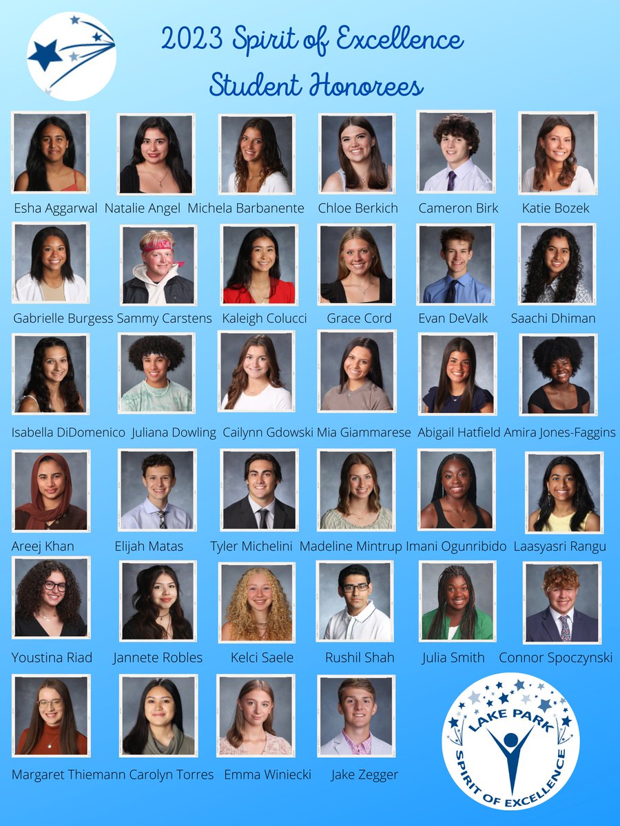 LPHS EF (@lphsef) on Twitter photo Join us in congratulating 34 graduating students receiving the Spirit of Excellence Award! These students have been recognized because of their extraordinary effort, achievement, & leadership during their time <a href="/LPLancers/">Lake Park HS</a>! You make <a href="/lplancersnation/">Lancer Nation</a> proud! lphs.org/Page/153 Join us in congratulating 34 graduating students receiving the Spirit of Excellence Award! These students have been recognized because of their extraordinary effort, achievement, & leadership during their time <a href="/LPLancers/">Lake Park HS</a>! You make <a href="/lplancersnation/">Lancer Nation</a> proud! lphs.org/Page/153