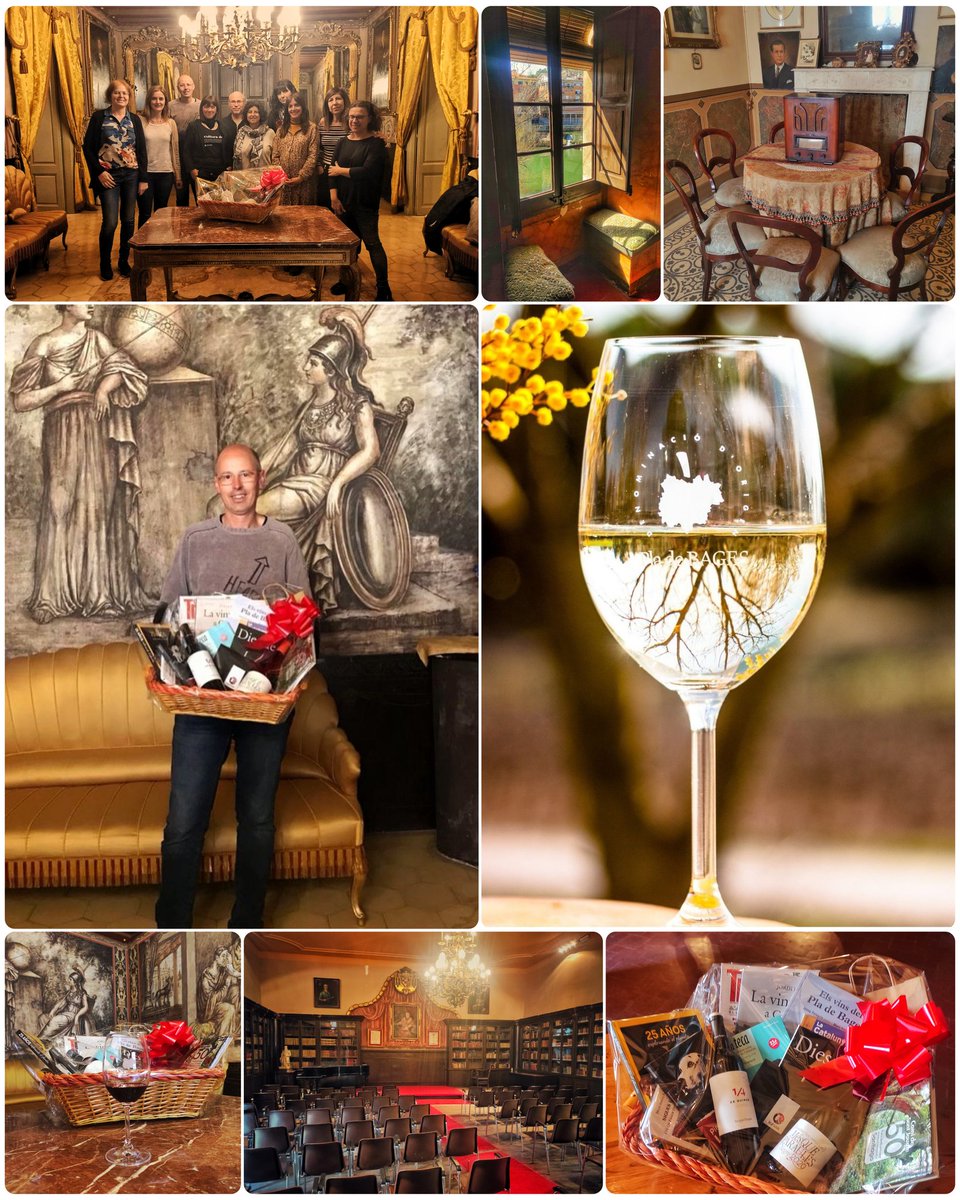 Content de ser el guanyador del #vinstagrampladebages2023 amb aquesta imatge "arrels de la terra a la copa" i rebre'l a la casa Museu Torres i Amat de Sallent.
#bibliotequesambdopladebages