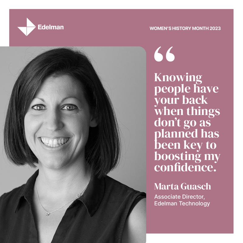 EdelmanUK's tweet photo. This Women's History Month, we're sharing insights from some of the exceptional women at Edelman: their stories, opinions and vision for the path forward to a better, and more equitable future.

Discover the insights in our new series.

#WomensHistoryMonth