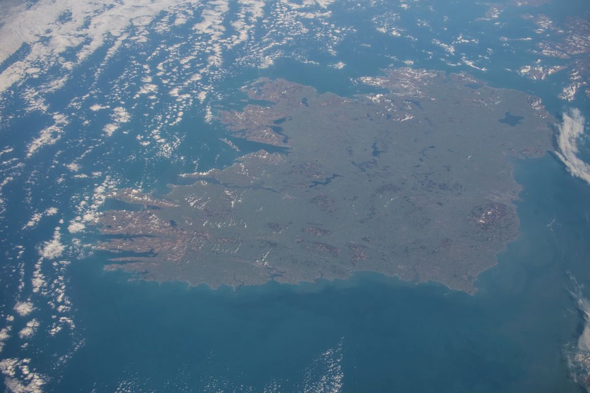 Happy St. Patrick’s Day! Thought you’d enjoy this picture of Ireland from the International Space Station. ☘️
