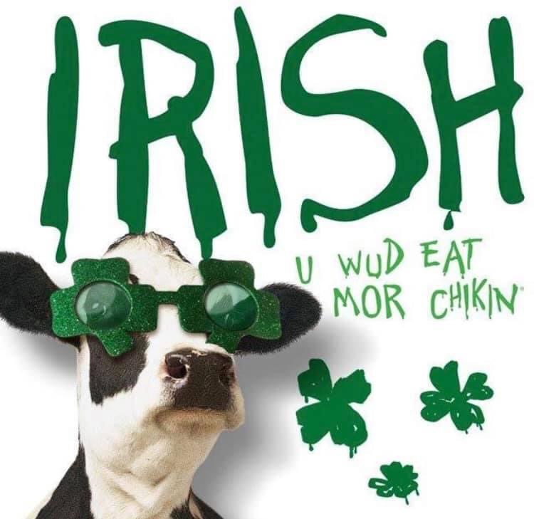 CFA_yall's tweet photo. Happy St. Patrick's Day!  Waffle Fries go great with GREEN! https://t.co/cOybUdyGpd