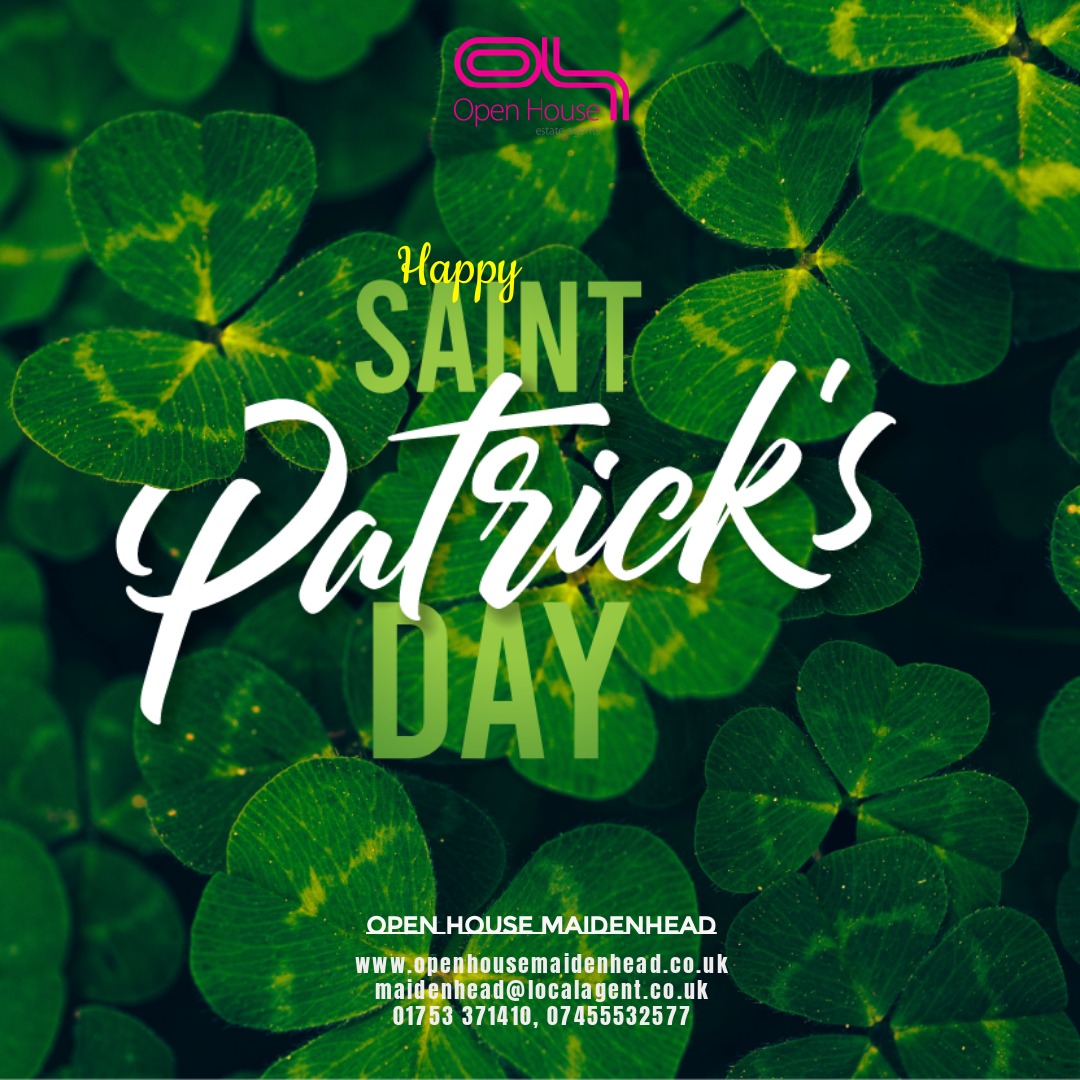 OhMaidenhead's tweet image. May your troubles be less and your blessings be more on this St. Patrick's Day.

 #specialday #saintpatricksday #SL4 #SL6 #SL7 #estateagent