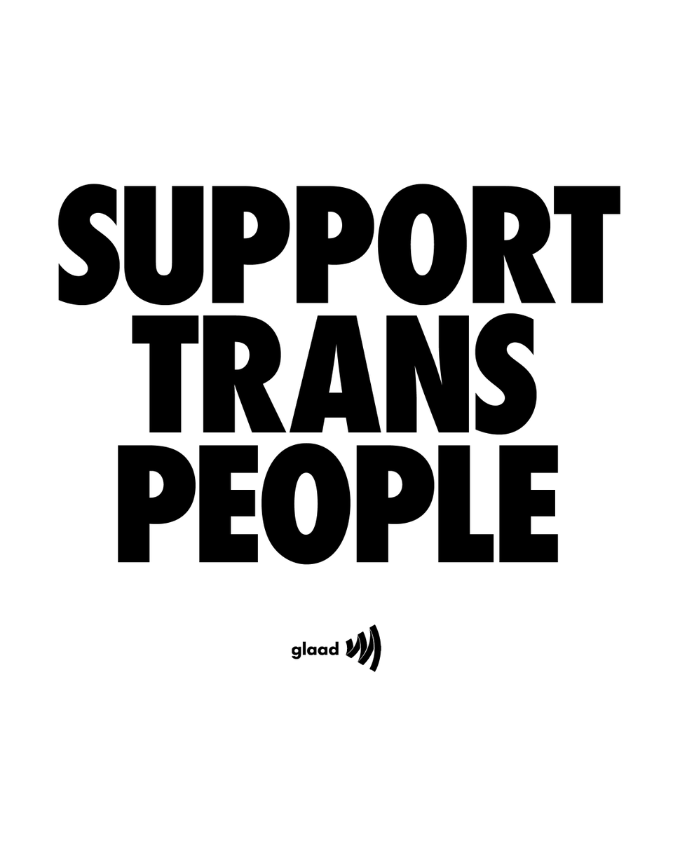SUPPORT TRANS PEOPLE. 🏳️‍⚧️