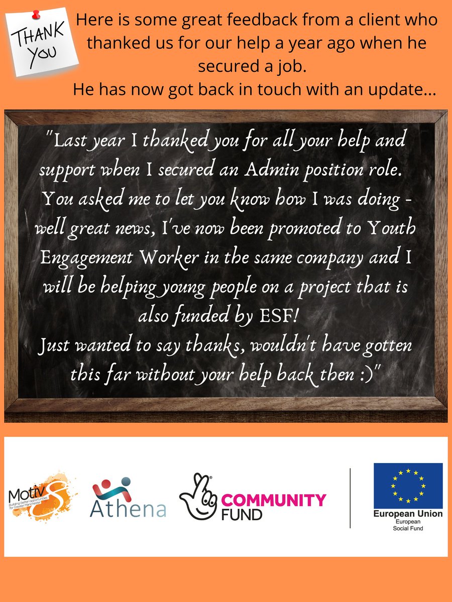 Nothing gives us that #FridayFeeling more than great feedback. This week we heard from a former client who wanted to update us on his success and say thank you to the team. #TNLComFundESF #BuildingBetterOpportunities @TNLComFund