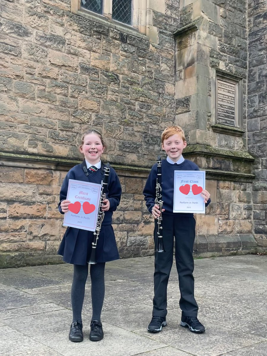 RDMScone's tweet photo. Well done to Olly and Amelia for two fantastic performances at Perform in Perth. Both received lovely feedback from the judge with Olly finishing in 1st place. Well done to all competitors today. A big thank you to Mrs Barker, our fabulous woodwind teacher @PerformPerth https://t.co/zWrO4W6y4B
