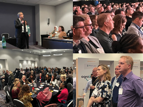 Back from an exhilarating 2 days at #worldagritech, taking the pulse of the industry, hearing what's top of mind (sustainability), seeing old friends &amp; meeting with companies facing complex tech challenges. Invigorating discussions all around. #agtwitter #agtech #precisionag