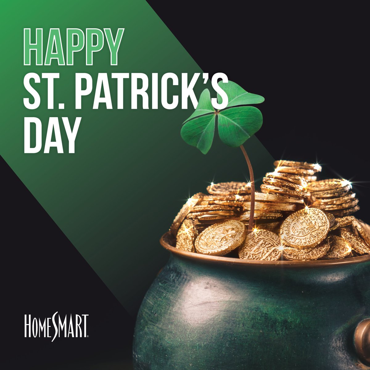 HomeSmartIntl's tweet image. &quot;For each petal on the shamrock, this brings a wish your way. Good health, good luck, and happiness for today and every day.&quot; - Irish Blessing

Happy St. Patrick&apos;s Day! 🍀