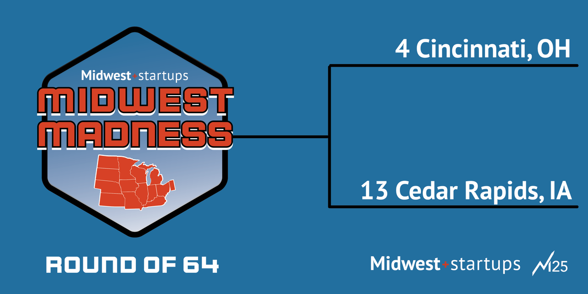 Up next in #MidwestMadness2023 is 4 Cincinnati, OH and 13 Cedar Rapids.