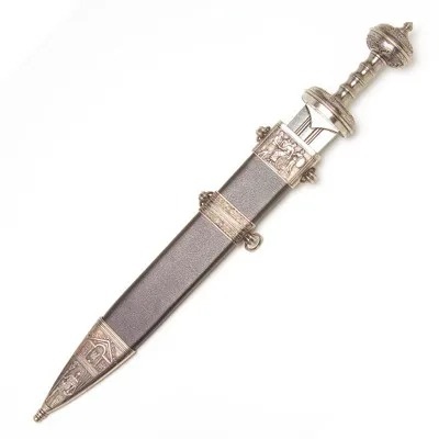 BestknifeUs's tweet photo. Replica Silver Trim Julius Caesar Sword is a premium replica of Julius Caesar's weapon. The 20-inch blade of the sword is made of cast metal, measuring 2.5 inches in width and features a unique blood groove.

#sword #swords #swordcollector #battleready #everydaycarry #bestknifeus https://t.co/C4AUHZSUu6