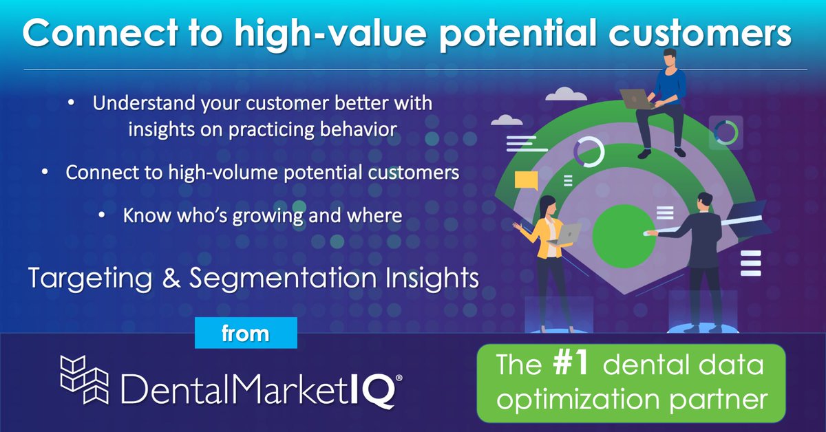 Fluent_Blog's tweet photo. Looking to understand the scope of opportunity in every practice and connect to more top targets? #TargetingandSegmentation insights from #DentalMarketIQ can help you pursue growth and important market segments with greater precision. More: https://t.co/3YhuoQADMx https://t.co/tp5CqEURoD