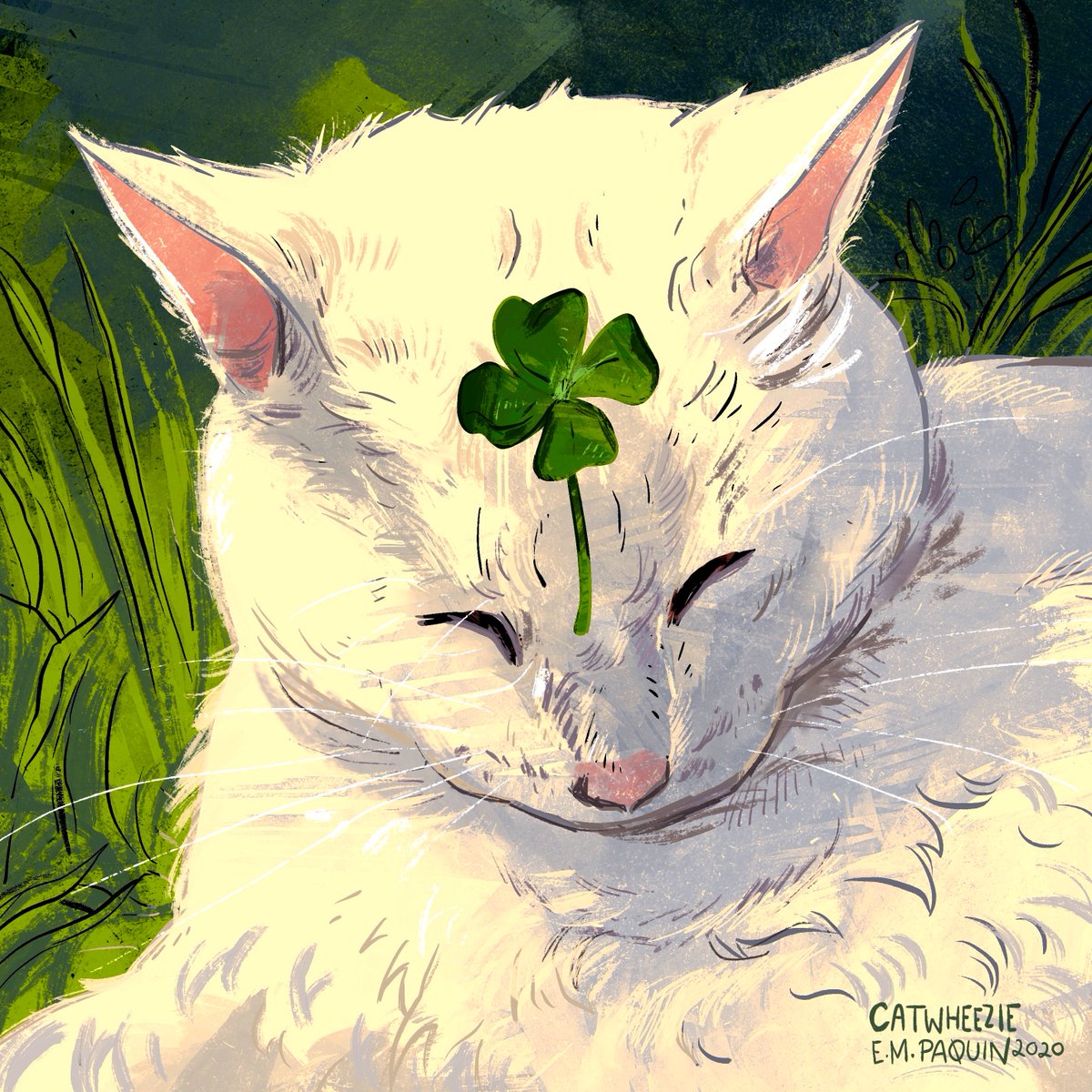 Here's a very lucky boi for St Patrick's Day 🍀