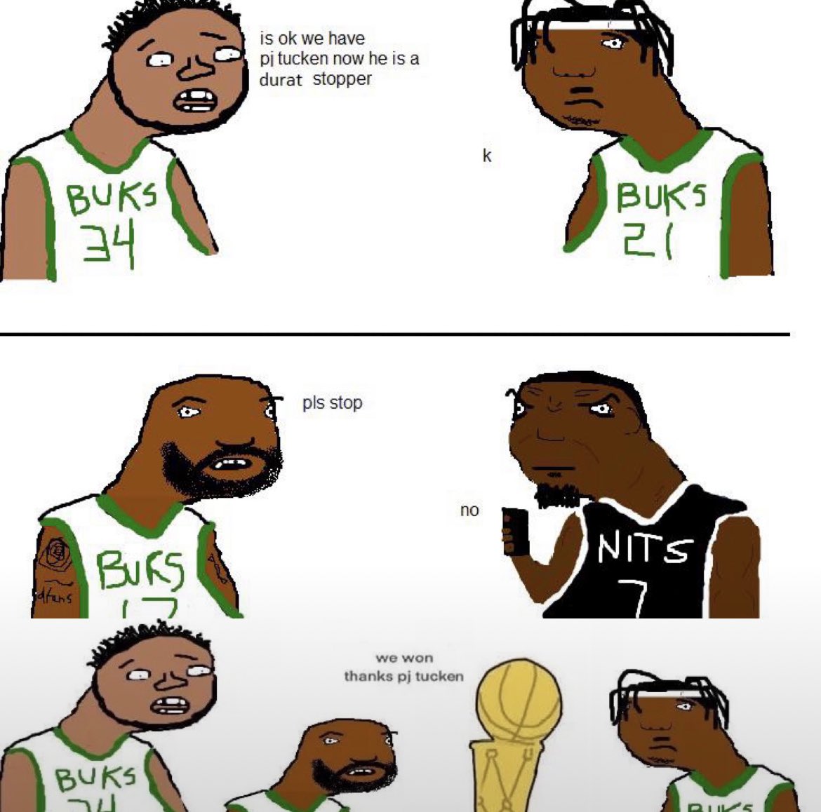 BucksLead's tweet photo. This is still a top-tier meme 😂 https://t.co/EsAcLkK70z