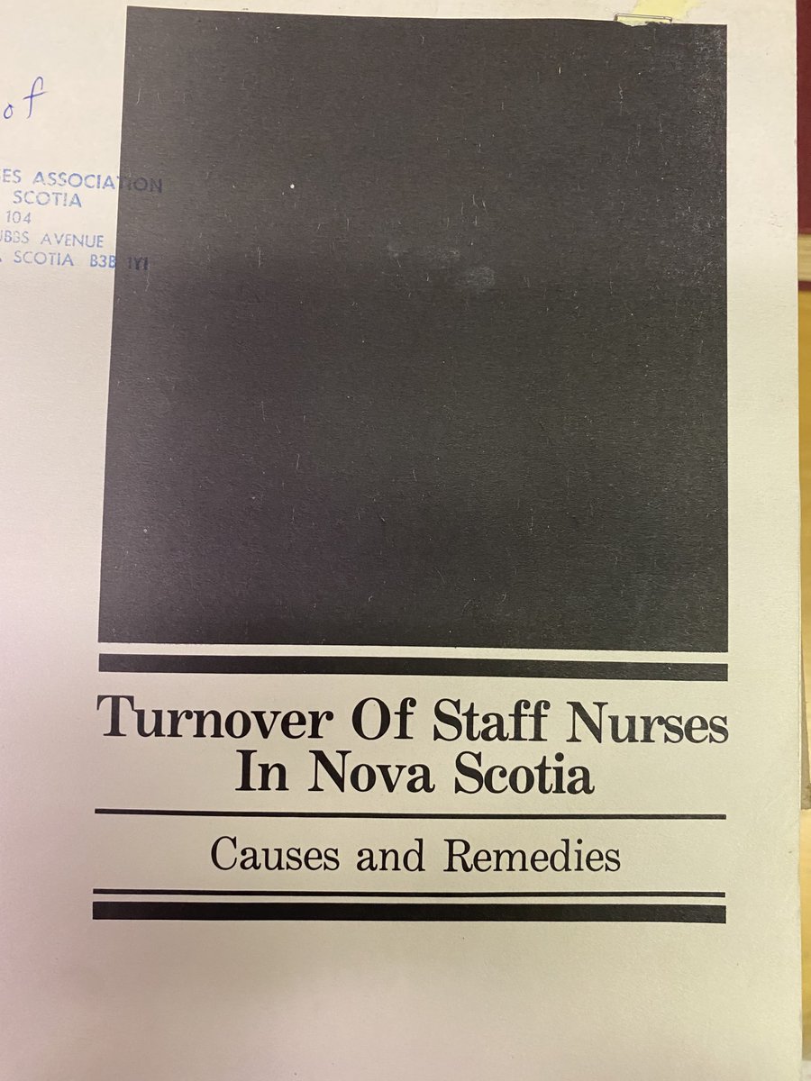 Noticed this from 1981 today archives.catalogue.library.ns.ca/record/1333895.     I wonder if their remedies are still relevant today?