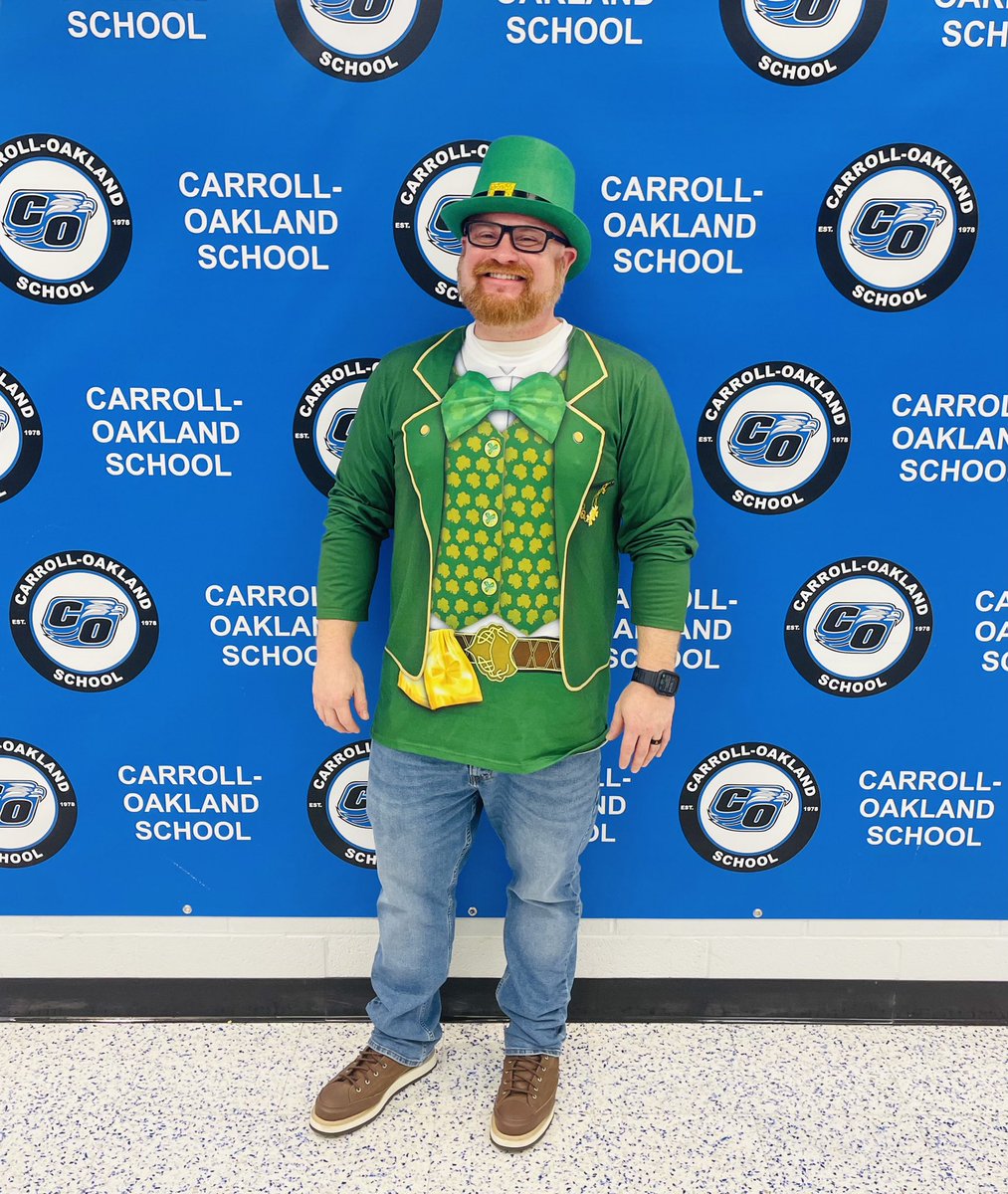 🚨BREAKING 😉 

Details are unclear, but there’s been an unusual sighting on this St. Patrick’s Day at Carroll-Oakland. 

One thing we can confirm is that the legend truly lives on. 🍀🤣⬇️