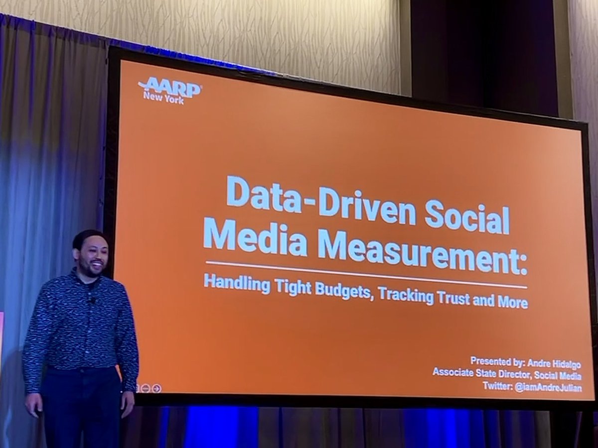 iamAndreJulian's tweet photo. Thank you @RaganComms for giving me the opportunity to speak today. It was a great and adrenaline filled experience. I hope those who attended can take some learnings back to optimize their social strategy and build trust with their audience #RaganDisney #DataTellsAStory 🤓 https://t.co/TsYiZbvVYE