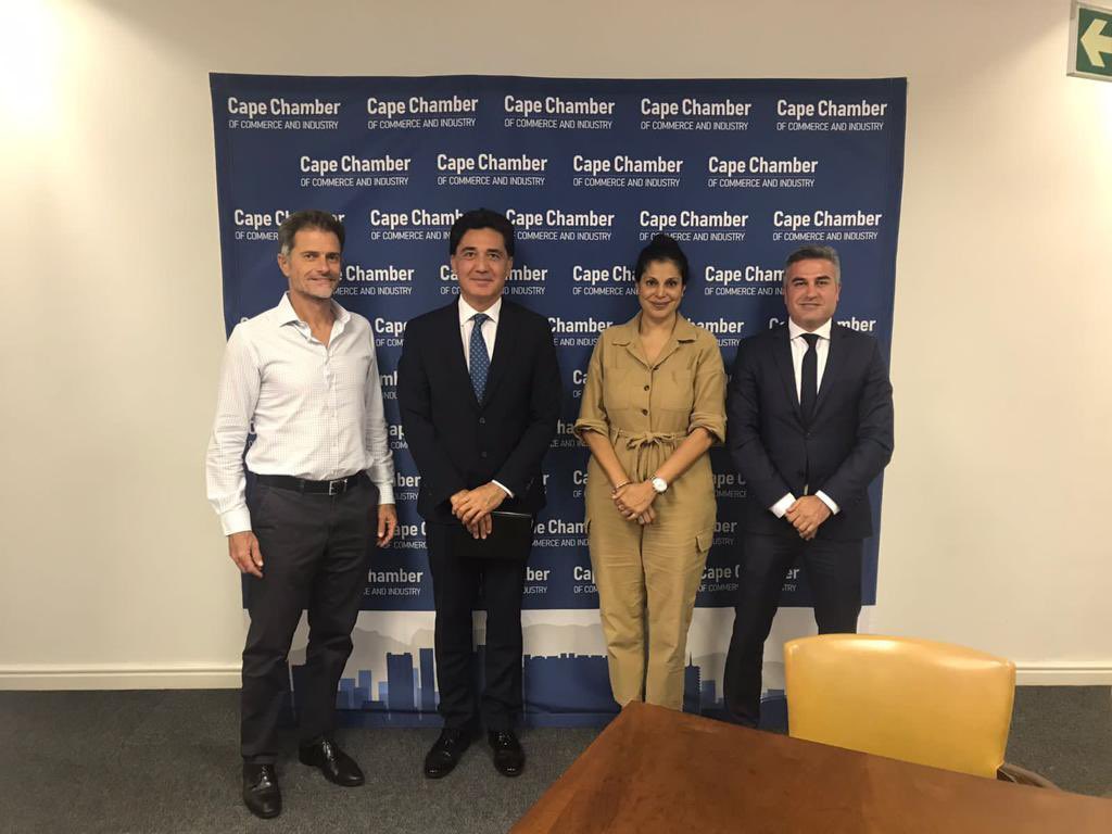 As the Commercial Counsellor Office, we visited WESGRO and Cape Town Chamber of Commerce and Industry. We had a great meeting and had a chance to discuss potential trade and investment opportunities in our countries. 🇹🇷🇿🇦 @Wesgro @Cape_Chamber