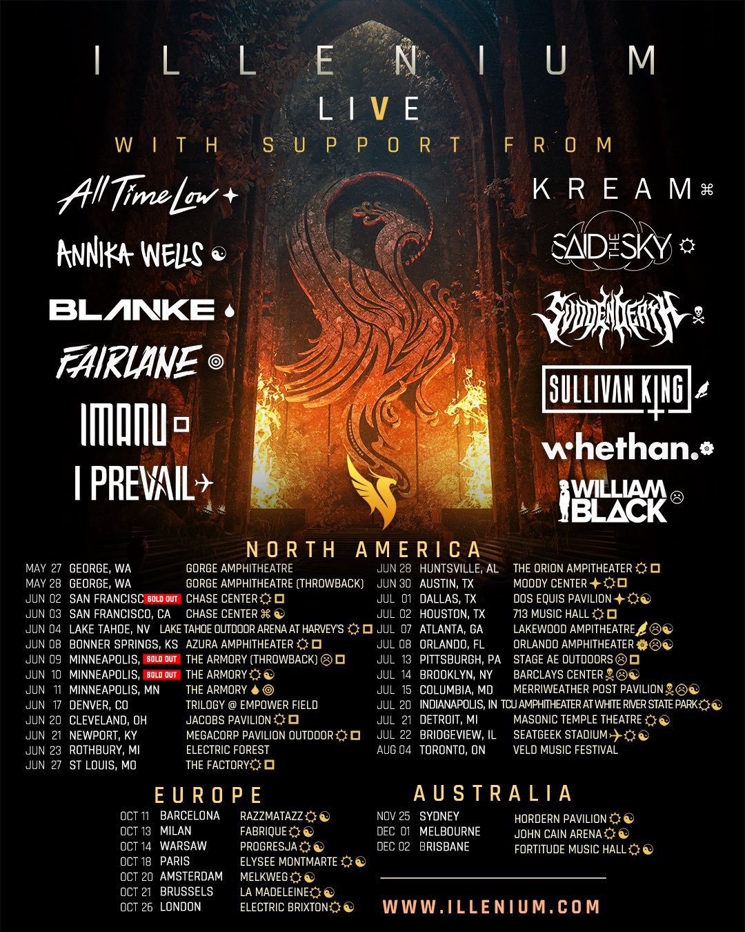 ILLENIUM on Twitter "STOKED to announce support for my ILLENIUM LIVE