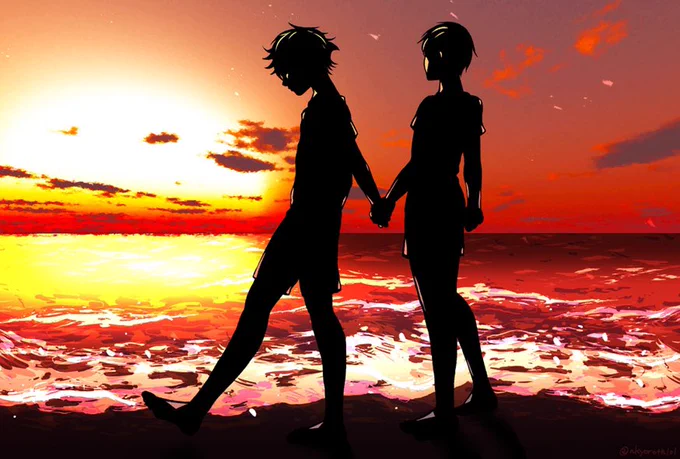 #twst_BL デュエス再掲3周年なので、推しカプの気に入ってる絵を再掲するムーブ 