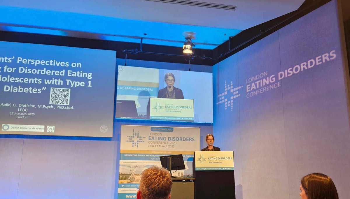 carolinebruuna1's tweet image. It was a great pleasure attending the London Eating Disorder Conference #LEDC2023 - the program was  excellent 👏🏻 @MicaliNadia @EvanFurth and committe 👌  @StenoAarhusRes @DDEA_Denmark @StenoAarhus #T1DE