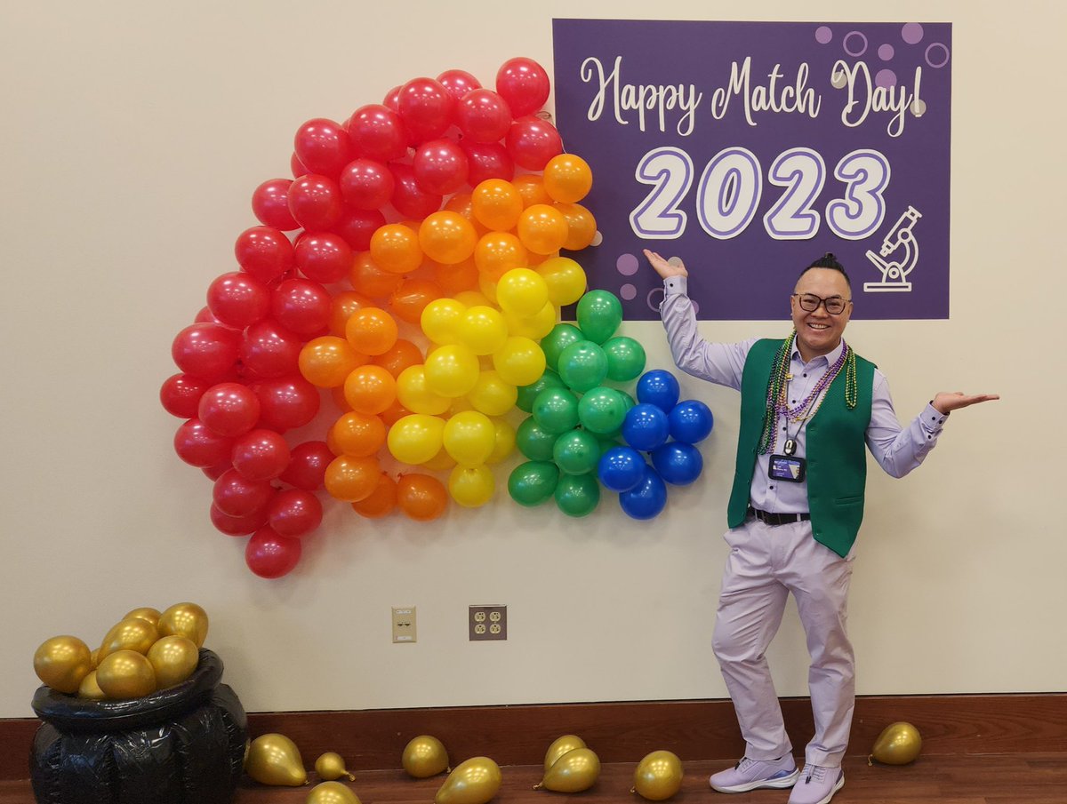 Luis Z. Blanco Jr., MD (he/him) 🔬 (@luisblancojrmd) on Twitter photo <1/2 an hour before we find out who is joining our <a href="/NU_Pathology/">Northwestern Pathology</a> #PurplePath family! #PathMatch2023 we are just as excited as you! Fabulous decorations by <a href="/MavenRaven/">Raven Rodriguez</a>! Wearing beads cause I already miss #USCAP2023 at #NOLA. #PathTwitter #PathMatch23 💜 🔬 <1/2 an hour before we find out who is joining our <a href="/NU_Pathology/">Northwestern Pathology</a> #PurplePath family! #PathMatch2023 we are just as excited as you! Fabulous decorations by <a href="/MavenRaven/">Raven Rodriguez</a>! Wearing beads cause I already miss #USCAP2023 at #NOLA. #PathTwitter #PathMatch23 💜 🔬
