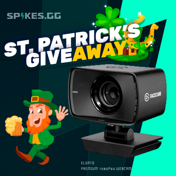 Spikes_St's tweet photo. #StPatrickDay #Giveaway🍀🔥
Let's celebrate it together:

Retweet and Tag a fellow streamer/mod ⚡️

Extra entries if:
1⃣Follow &amp; Tag a fellow streamer
https://t.co/JRxVfIoo42
2⃣Share a Spike clip @SpikesGG
#FeelingLucky https://t.co/pqjtAgT6sx