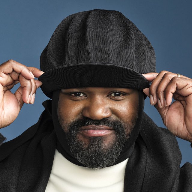 gracerumble's tweet photo. I had a dream last night that my pregnant sis text the fam group chat “Gregory Porter💙” with a photo but it wouldn’t load so I got excited and was like “omg she had a boy🥹”and then when the photo loaded she was at a festival and the photo was of the jazz singer Gregory Porter.. https://t.co/NxUgNUYInb