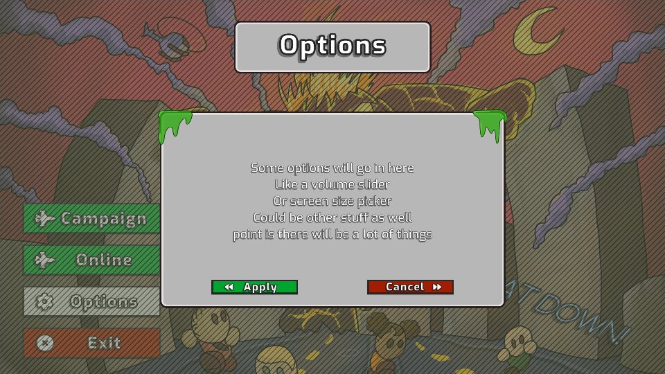 ElaborateRuseGG's tweet photo. Getting some UI in game for Project Party, our next game. A multiplayer Rampage inspired game with and a top-down perspective. Feedback welcome. #indiedev #indiegamedeveloper #gamedev #rampage #Kaiju #pixelart #retrogames #uiuxdesign #UI #Feedback https://t.co/CTlWFbBK3d