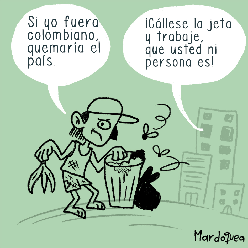 Si yo fuera colombiano, quemaría el país.

#AlvaroLeyva #Canciller #Colombia