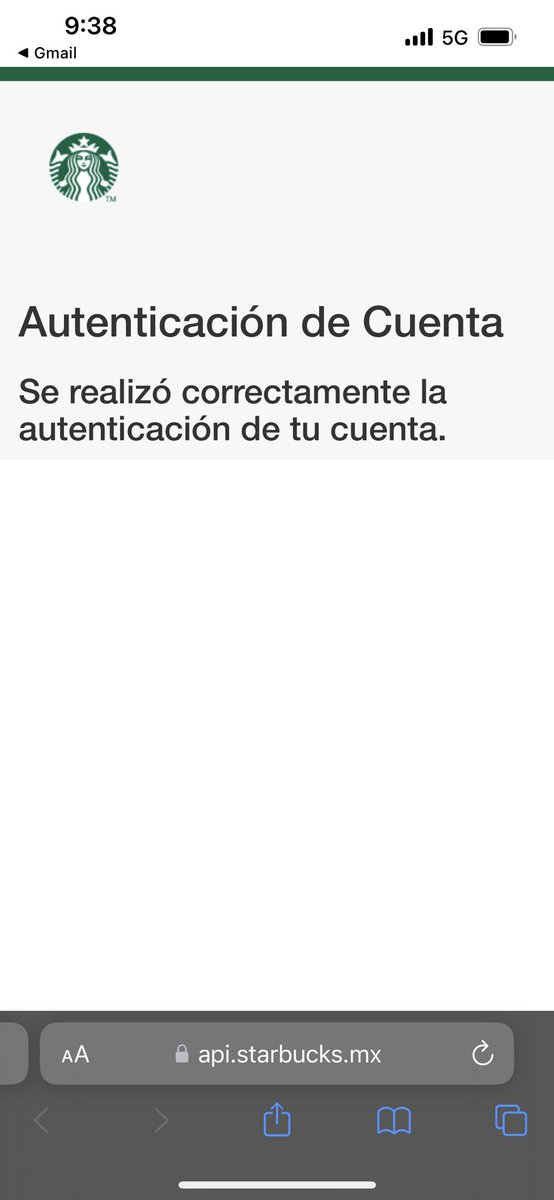 DNoeAC's tweet photo. @StarbucksMex de ahí no pasa el login a la app. https://t.co/AdLRYd1uTt