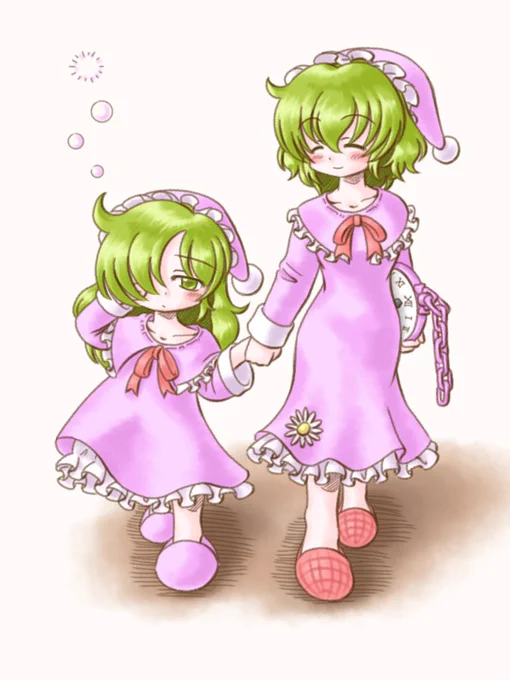 #同じキャラで自分の成長を見せつけたい 成長すると縮む定期 